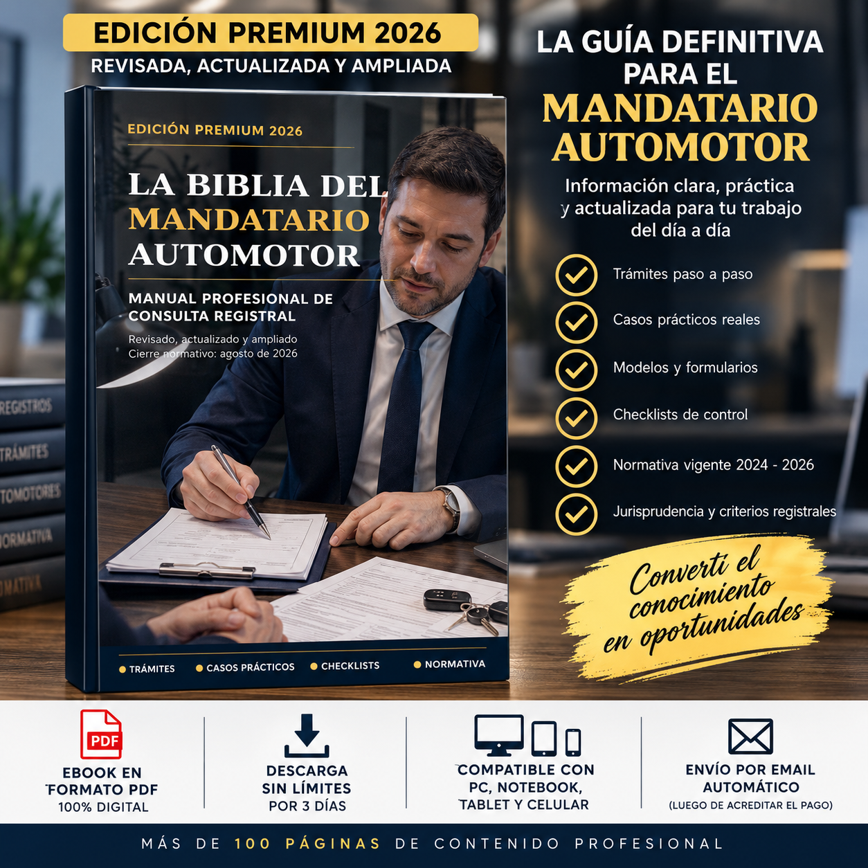Pieza comercial real diseñada para producto digital